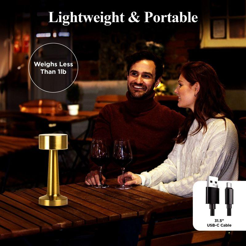Bell + Howell Bell + Howell Chelsea Table Lamp 2 Pack Led Rechargeable