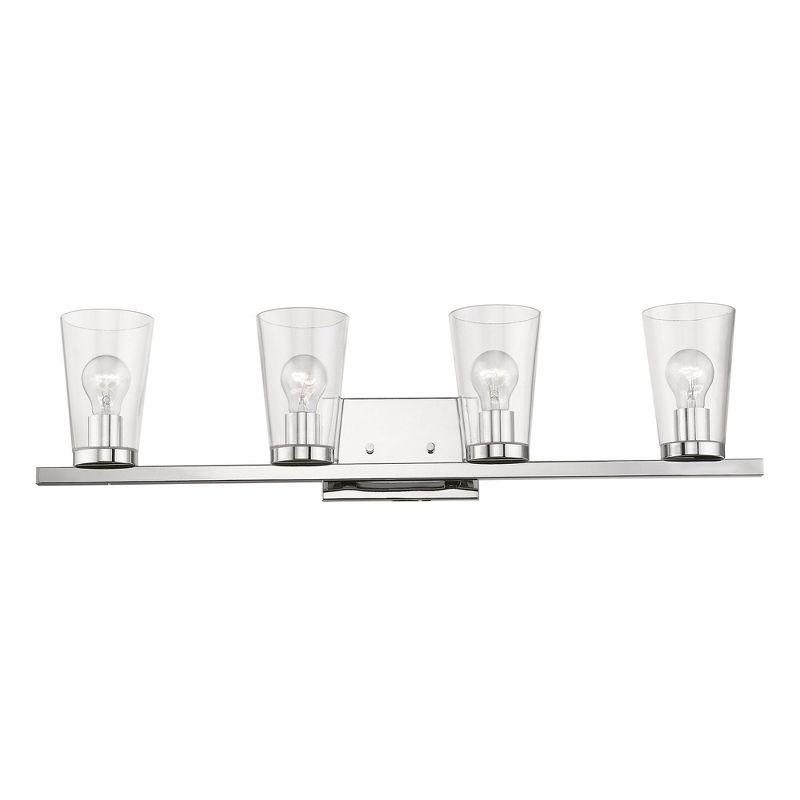 Livex Lighting Cityview 4 - Light Vanity in  Polished Chrome