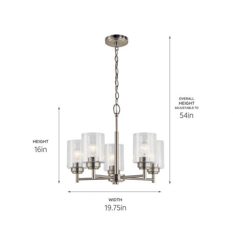 Kichler Lighting Winslow 5 - Light Chandelier in  Natural Brass