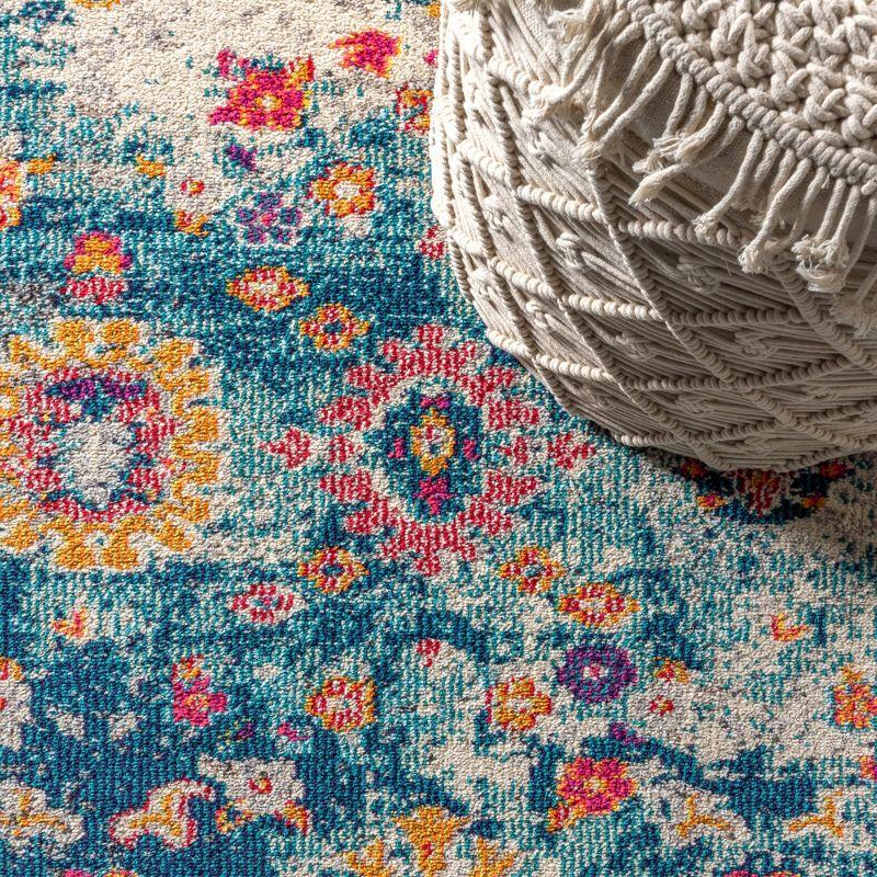 Bohemian FLAIR Boho Vintage Faded Area Rug - JONATHAN Y