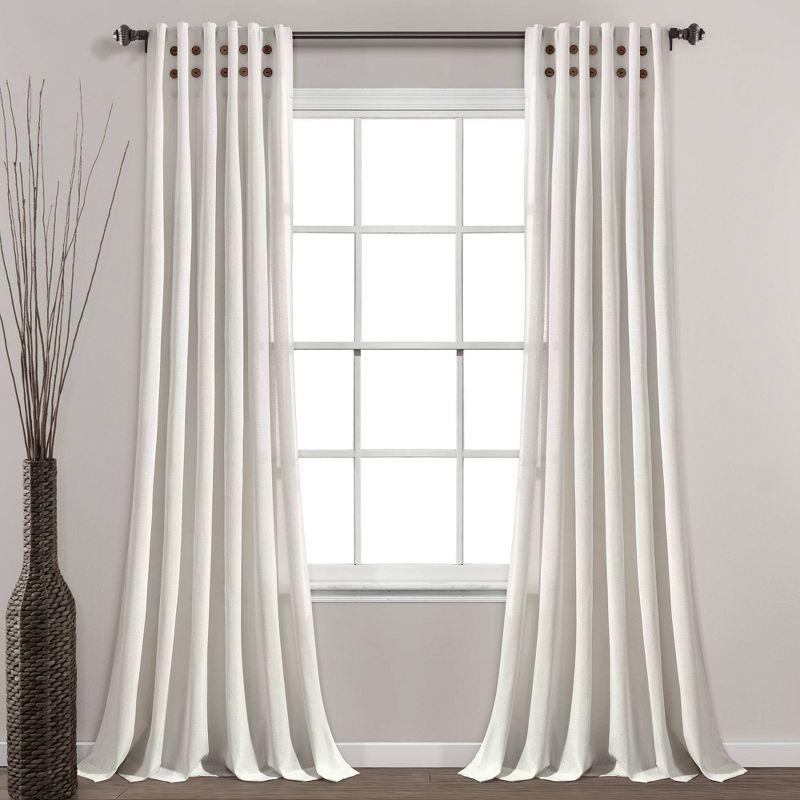 Semi Sheer Curtain Panel