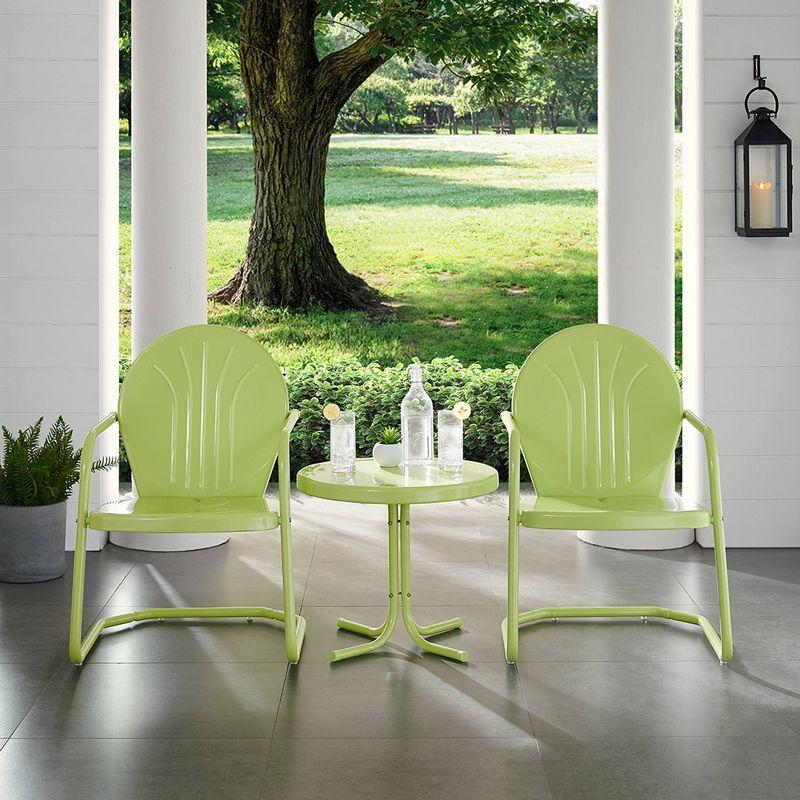 Griffith 3pc Outdoor Conversation Set - Key Lime - Crosley