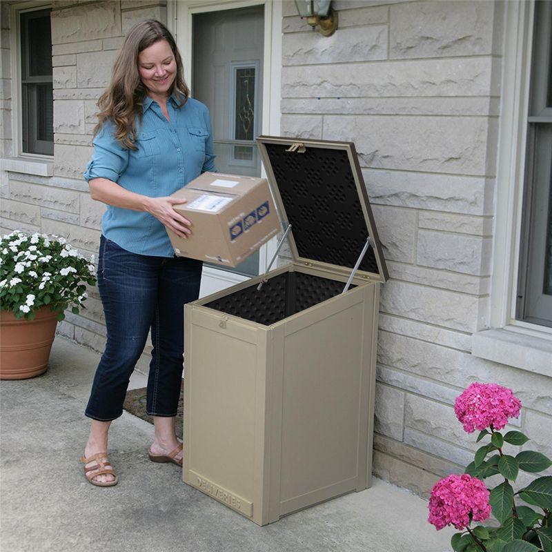 Cosco Outdoor Living BoxGuard Large Lockable Package Delivery and Storage Box 6.3 cubic ft