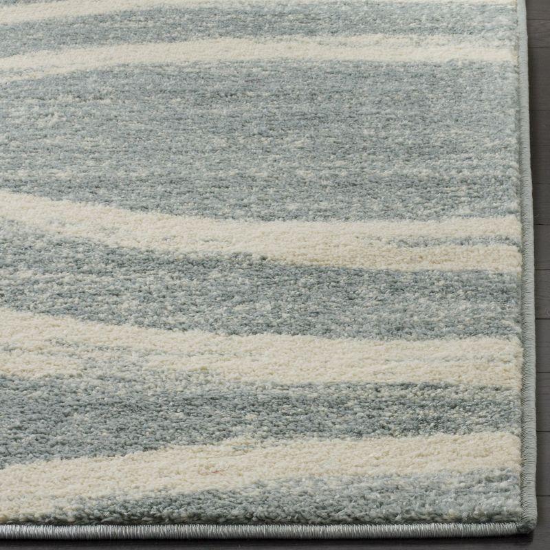 Adirondack ADR125 Machine Made Indoor Runner - Cream/Slate - 2'-6"x6' - Safavieh