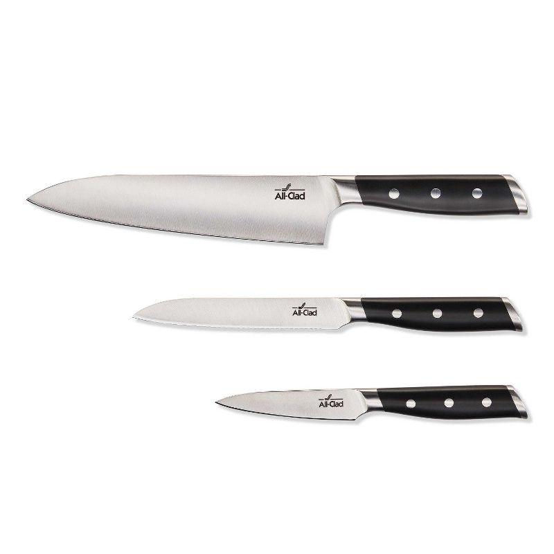 All-Clad Forged German Stainless Steel 3-Piece Knife Set