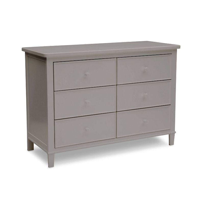 Gray Pine 6-Drawer Double Nursery Dresser