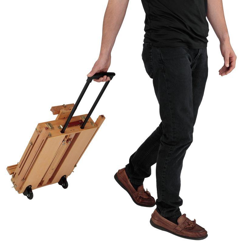 Creative Mark Traveling Monet French Easel with Wheels