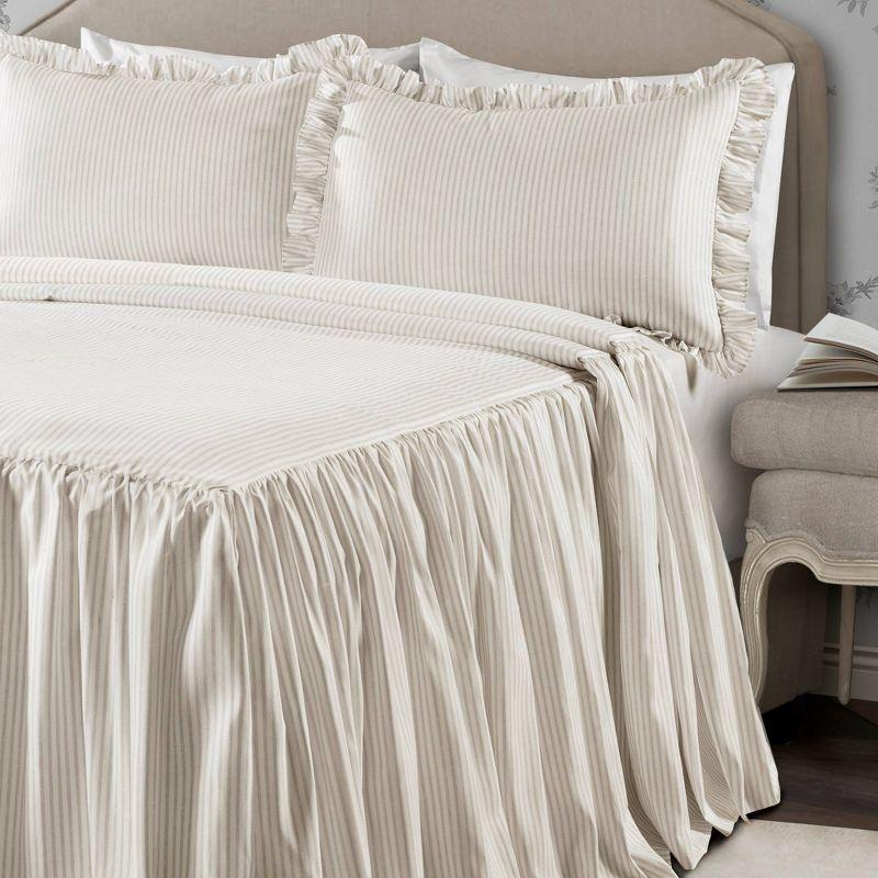 Lush Decor Reyna Microfiber Reversible 3 Piece Bedspread Set