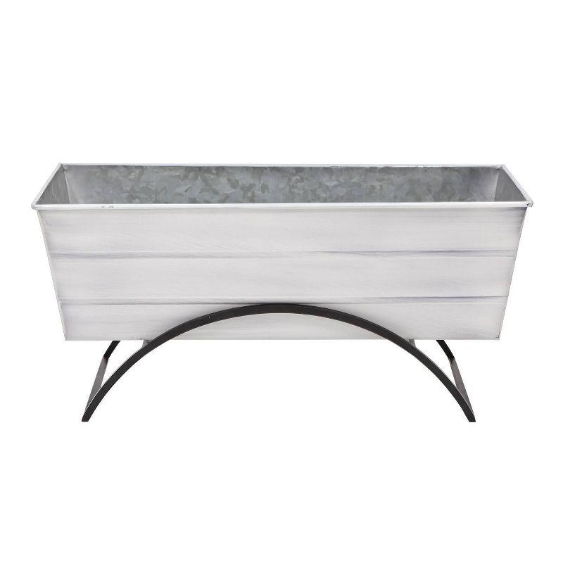 ACHLA Designs With Odette Stand Rectangular Steel Planter Boxes