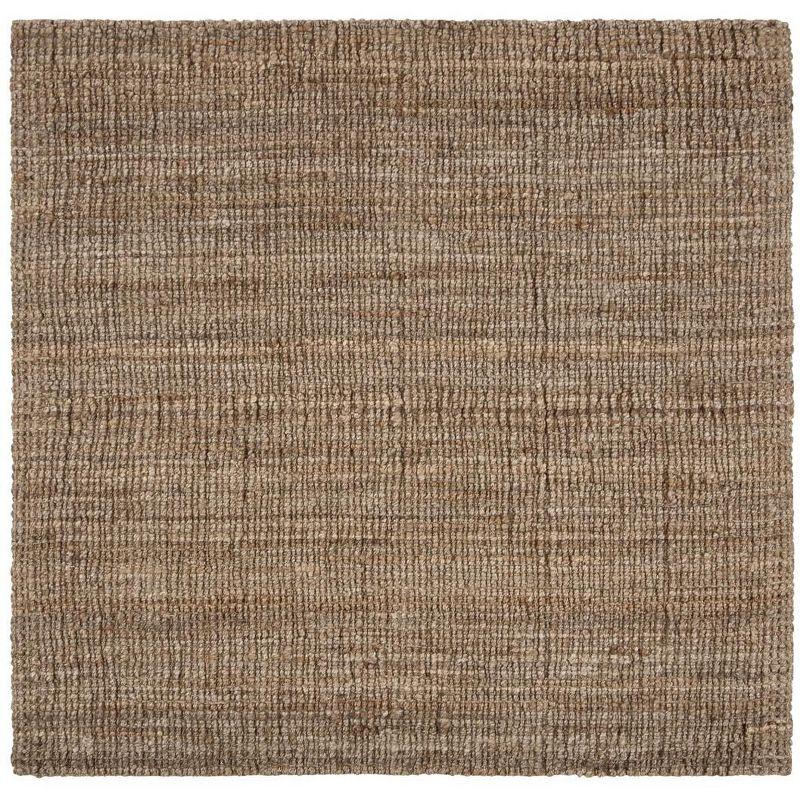 Natural Fiber NF454 Hand Woven Indoor Area Rug - Blue/Natural - 6'x6' - Safavieh