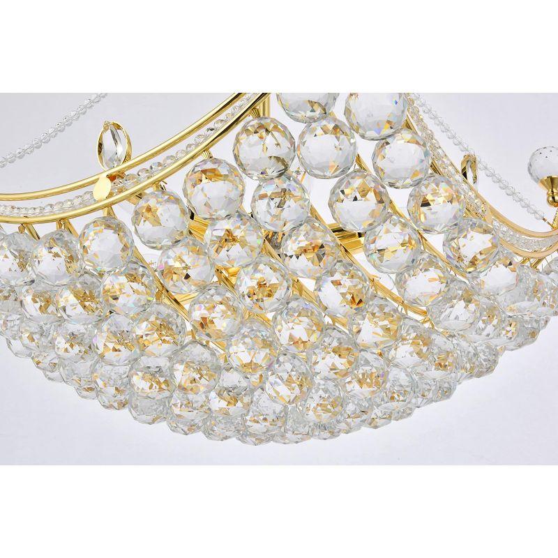Elegant Lighting Corona 8 light Gold Chandelier Clear Royal Cut Crystal