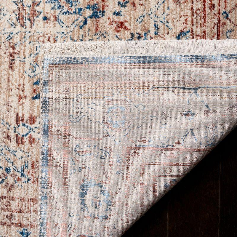 Vintage Persian VTP427 Power Loomed Indoor Area Rug - Beige/Rust - 5'x7'6" - Safavieh