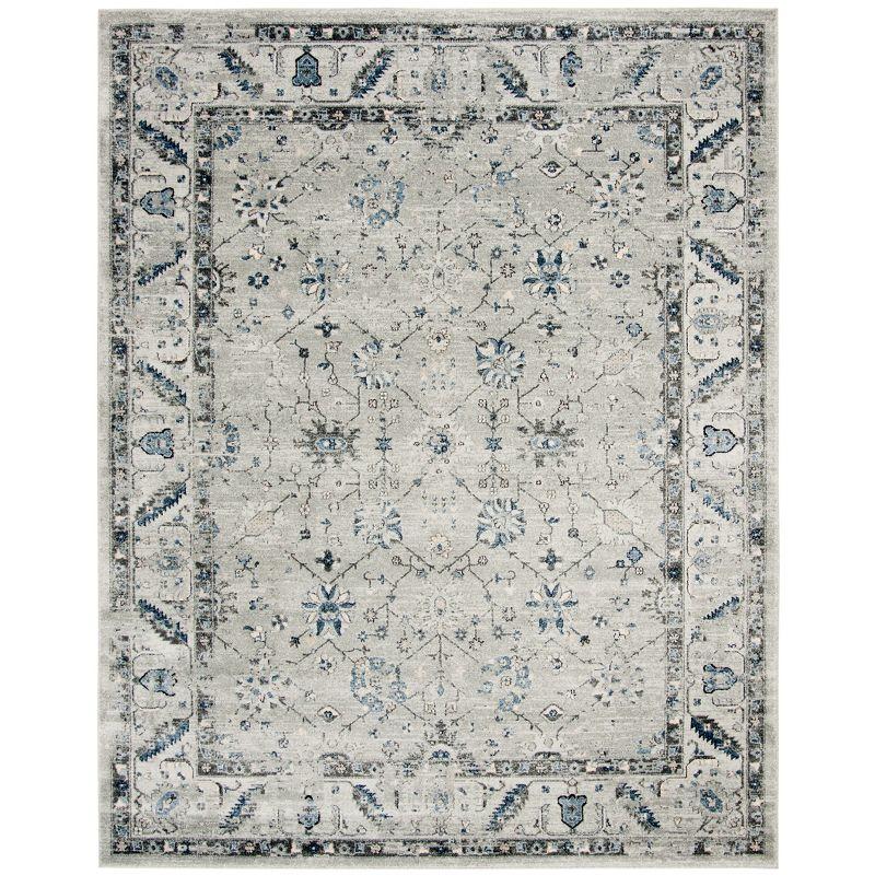 Charleston Heirloom-Style 8' x 10' Hand-Knotted Grey Area Rug