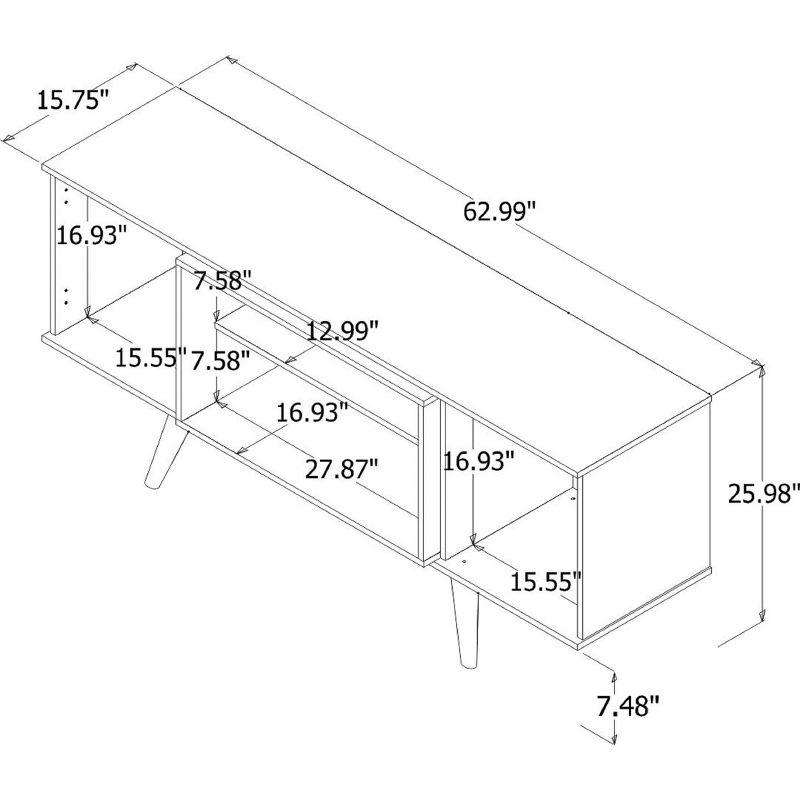 Hampton TV Stand for TVs up to 55" - Manhattan Comfort