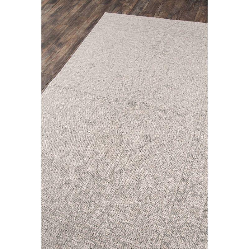 Boothbay Traditional Tufted Gray Synthetic Runner Rug - 90"x31"