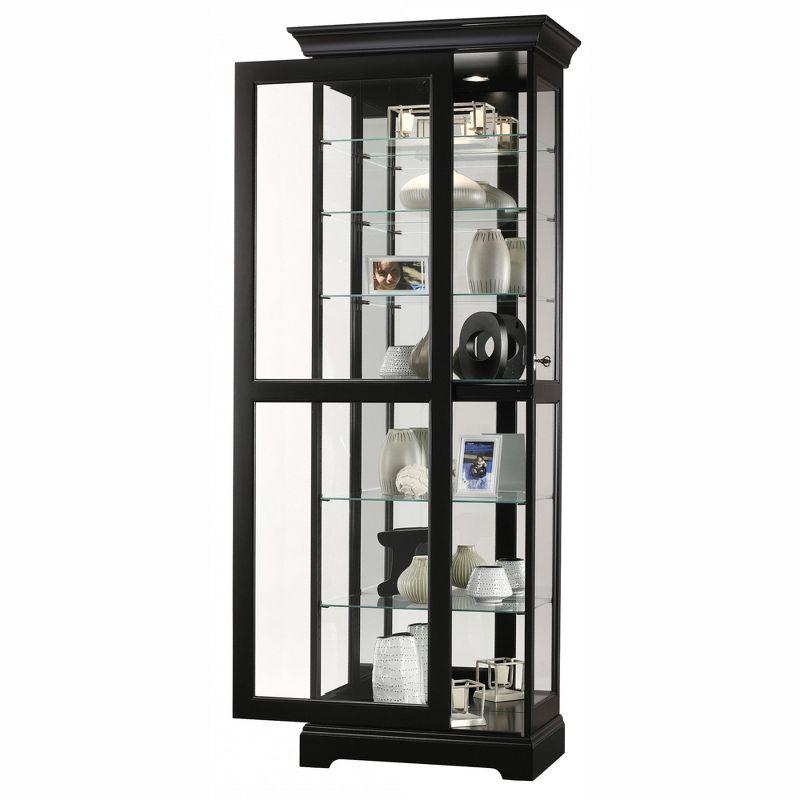 Howard Miller Martindale Iii Curio Cabinet 680578 Black Satin