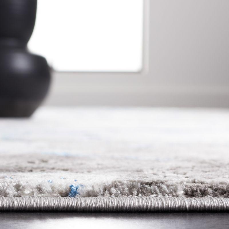 Craft CFT864 Loomed Indoor Area Rug - Grey/Blue - 6'7"x6'7" - Safavieh
