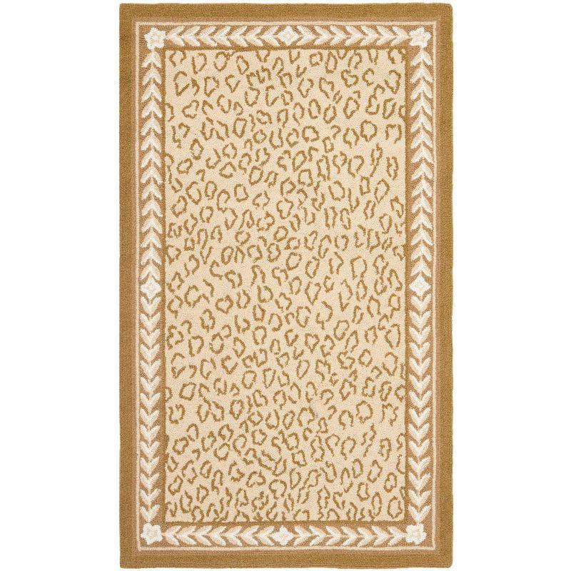 Chelsea Hand Hooked Wool Animal Print Rug