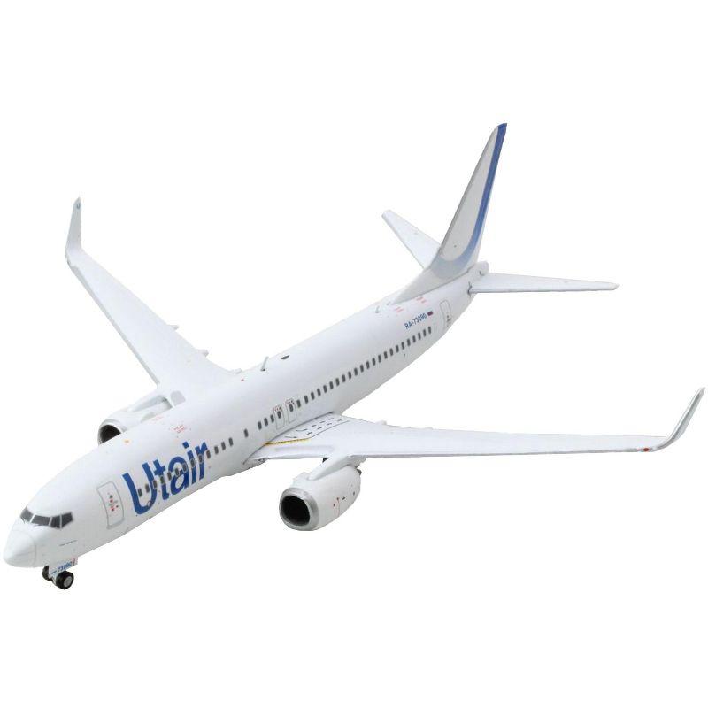 White and Blue Diecast Boeing 737-800 Model Airplane