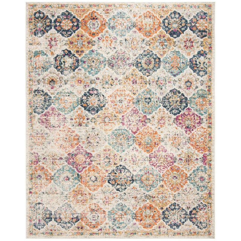 Reversible Hand-Knotted Blue Cotton & Synthetic 8' x 10' Area Rug