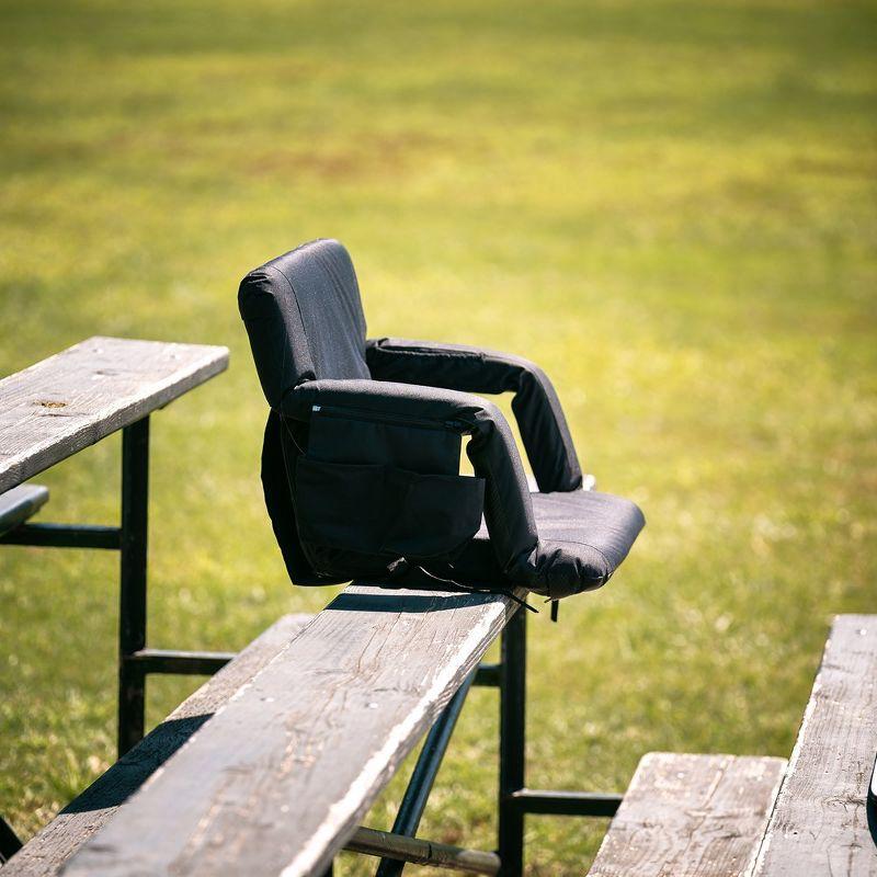 Alpcour Heated Reclining Stadium Seat with Armrests