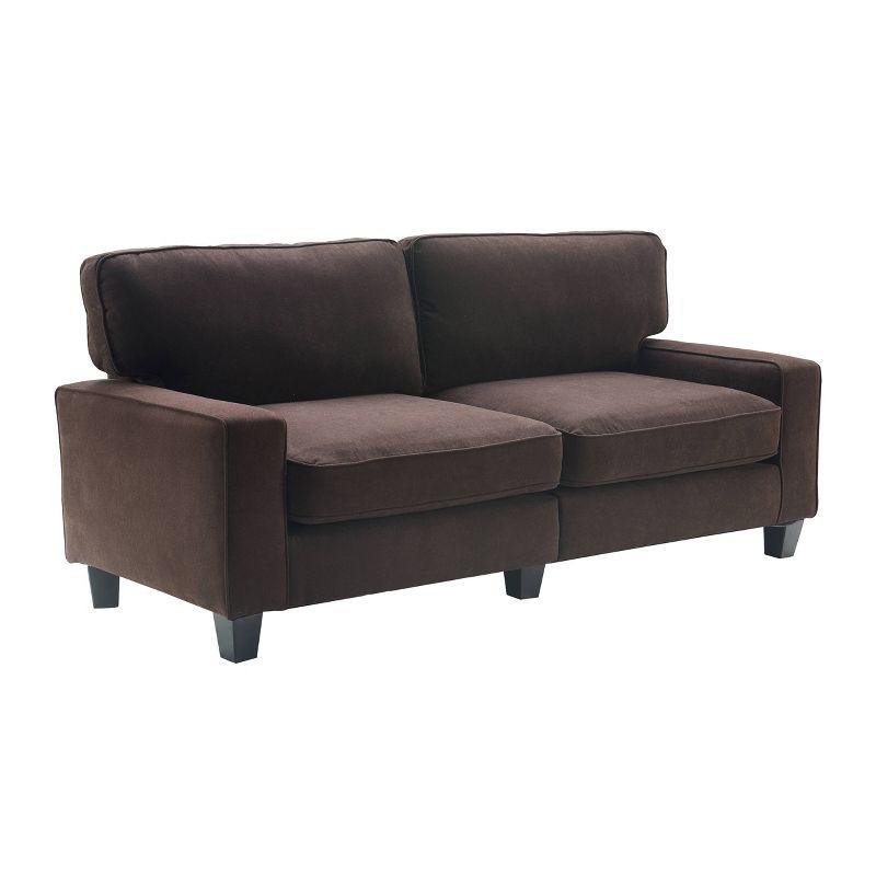 Serta Palisades 78" Track Arm Sofa, Easy Care Fabric, Soft Pillow Back, Pocket Coil Seat Cushions