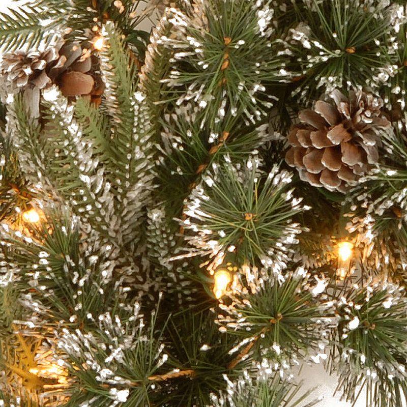 The Holiday Aisle® 24 in. Liberty Pine Wreath with Clear Lights