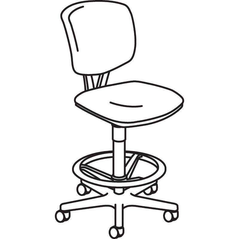 HON Volt Task Stool, SofThread Leather