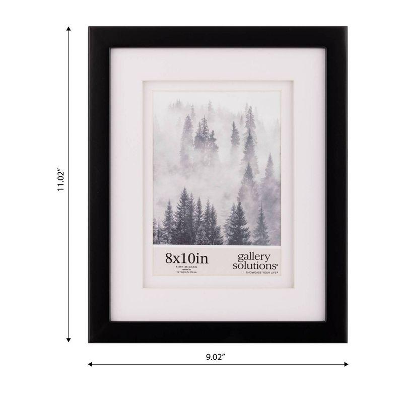 Gallery Solutions Gallery Solutions Wall Mount Or Tabletop Double Airfloat  Mat Picture Frame
