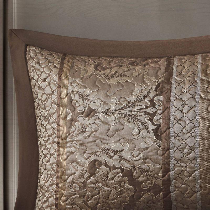 Bellagio 5 Piece Reversible Jacquared Coverlet Set