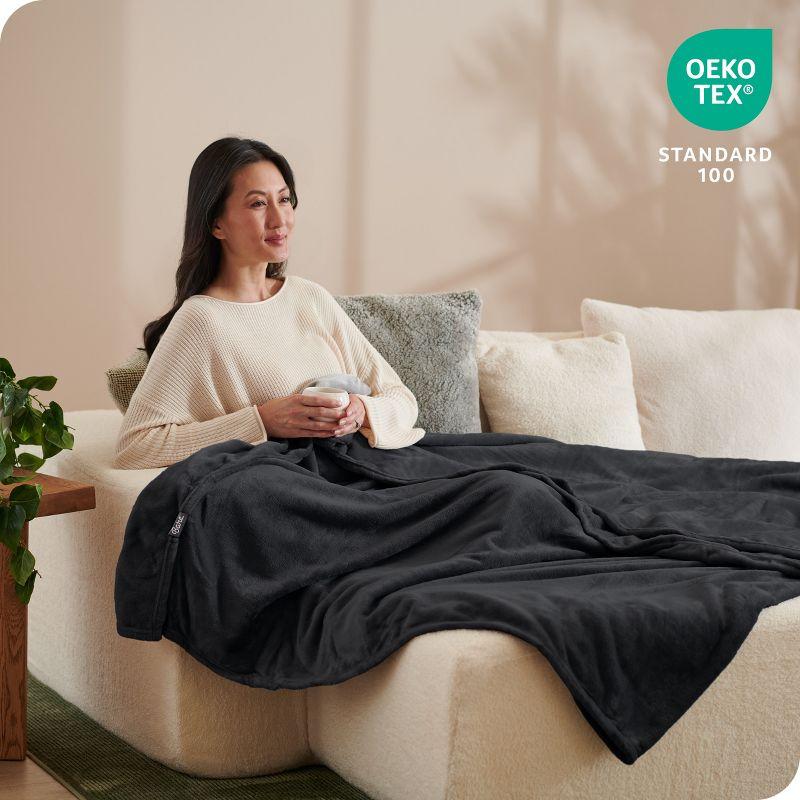 Bare Home Bare Home Microplush Fleece Blanket - Fuzzy, Warm, Bed/Throw Blanket