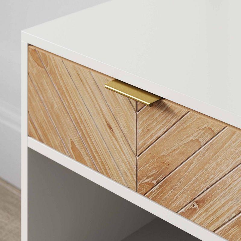 19'' W Metal Nightstand