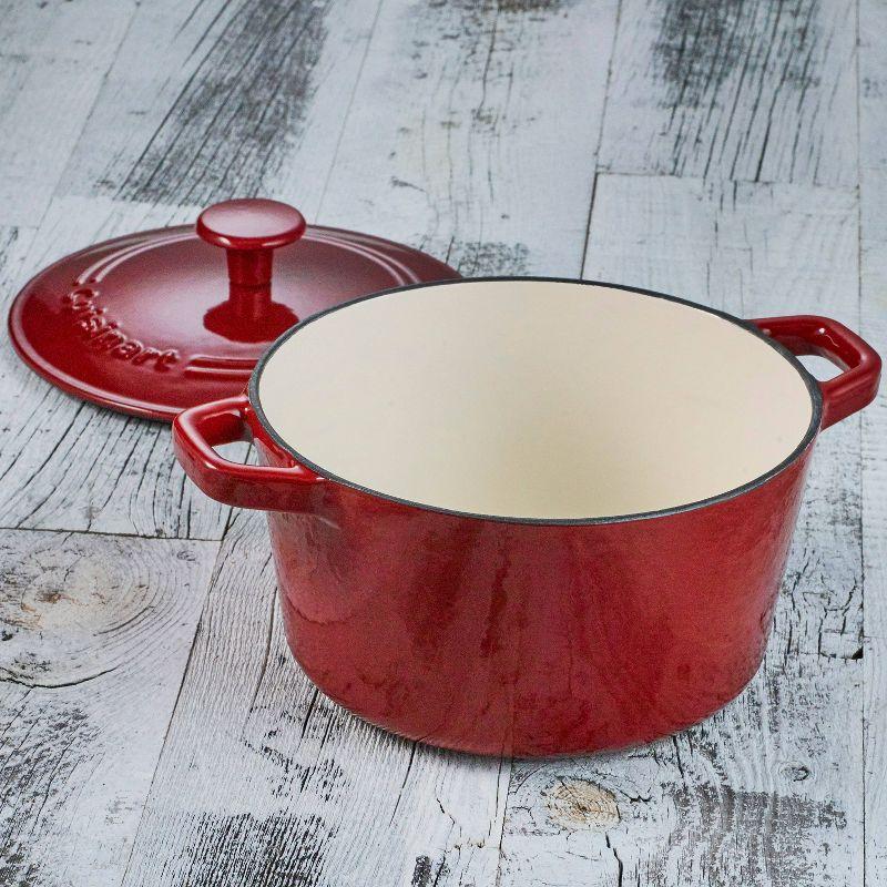 Cuisinart Cuisinart Chef’s Classic Enameled Cast Iron Round Dutch Oven with Lid