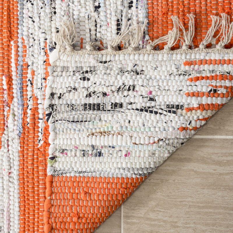Montauk MTK721 Hand Woven Indoor Area Rug - Orange/Multi - 4'x6' - Safavieh.