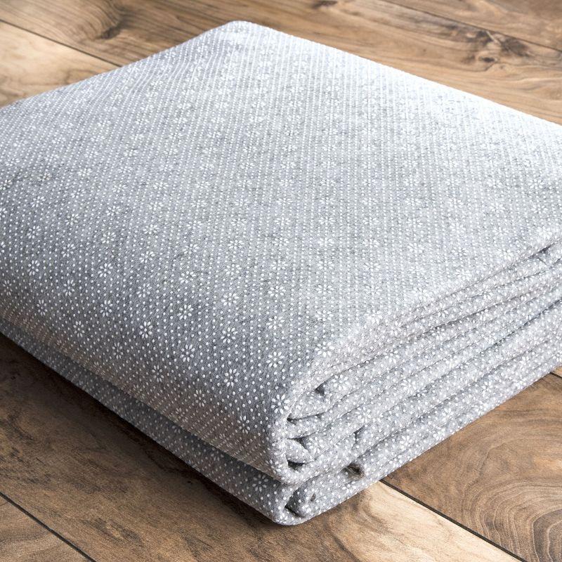 Nuloom Brody Eco-Friendly Non Skid Rug Pad, Oval 5' x 8', Gray