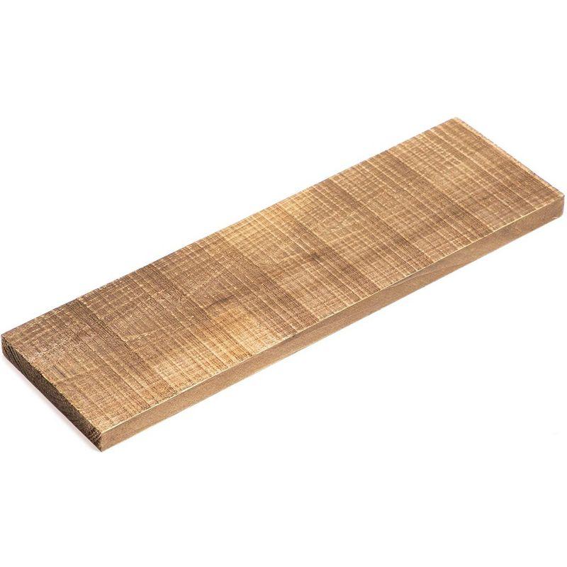 Bright Creations 6 Pack Rustic Style Weathered Reclaimed Wood Bundle for Arts and Crafts (3.5 x 12 x 0.5 in)
