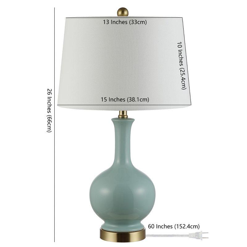 Bowie Table Lamp - 26 Inch Height - TBL4346 - Robins Egg Blue - Safavieh