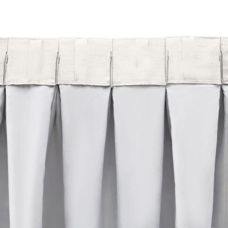 Grasscloth 2/Way Pinch Pleated w/Back Tabs Patio Panel