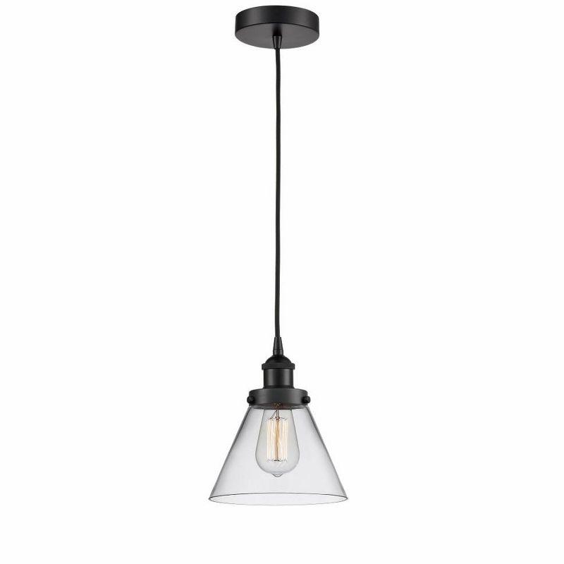 Innovations Lighting Cone 1 - Light Pendant in  Matte Black