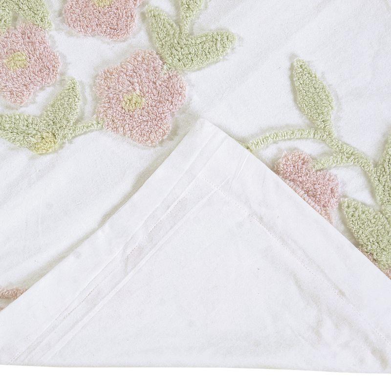 Better Trends Bloomfield 100% Cotton Pillow Sham 22" x 27" Floral Pattern Machine Washable All Season Pillow Cover