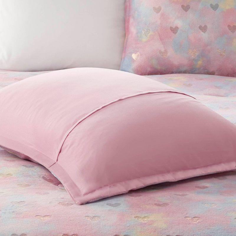Mi Zone Rosalie Metallic Printed Plush Comforter Set