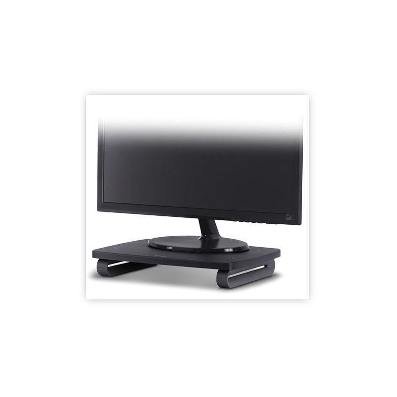 Kensington SmartFit Monitor Stand Plus, 16.2" x 2.2" x 3" to 6", Black, Supports 80 lbs