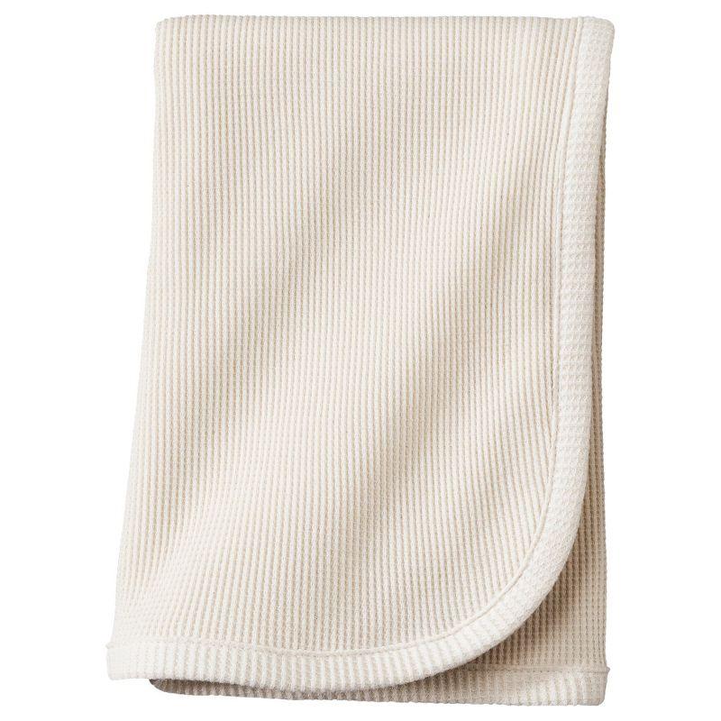 Natural Organic Cotton Thermal Baby Swaddle Blanket