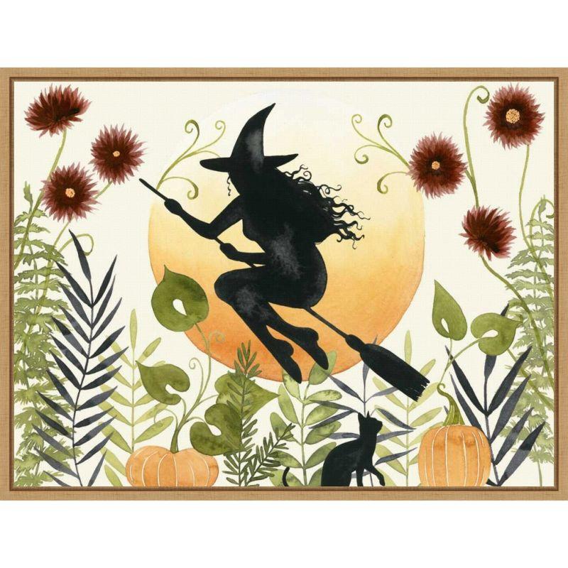 Grace Popp Witch's Garden Halloween Canvas Wall Art 30 x 23-in