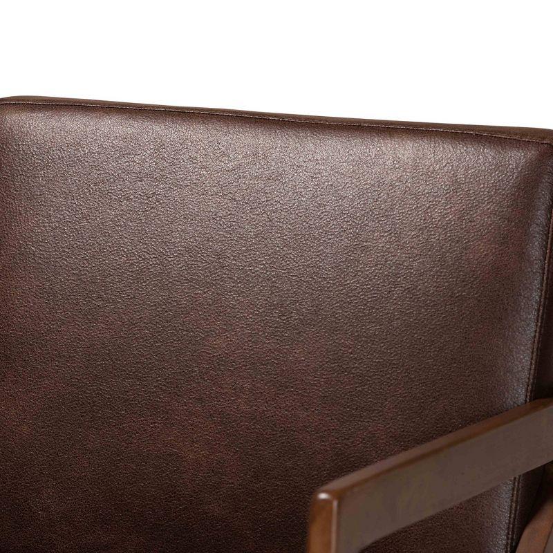 Cadi-Li Faux Leather Armchair