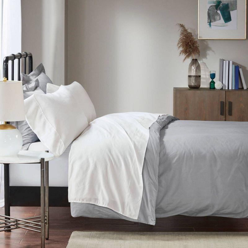 Madison Park 1500 Thread Count Cotton Blend 4-Piece Sheet Set