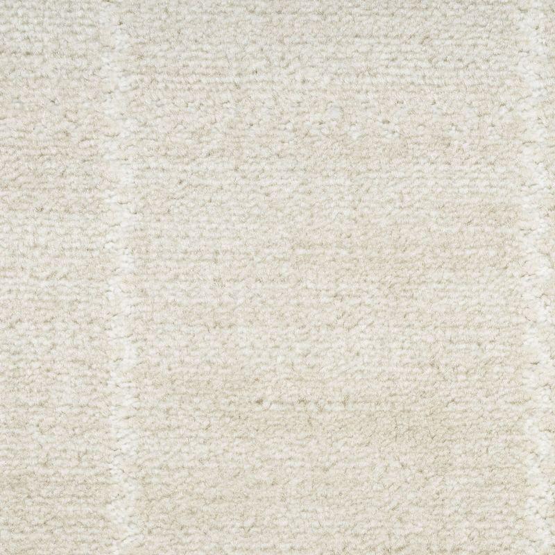 Nourison Serenity Home Contemporary Indoor Area Rug Ivory 5'3" x 7'3"