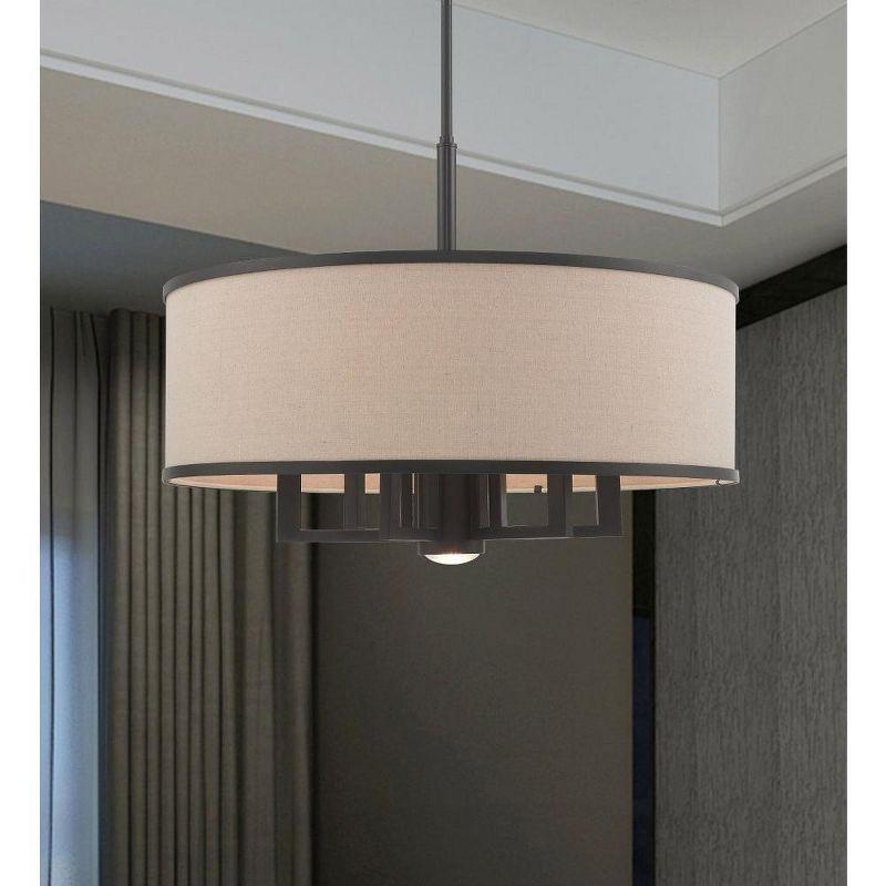 Livex Lighting Park Ridge 6 - Light Chandelier in  Bronze