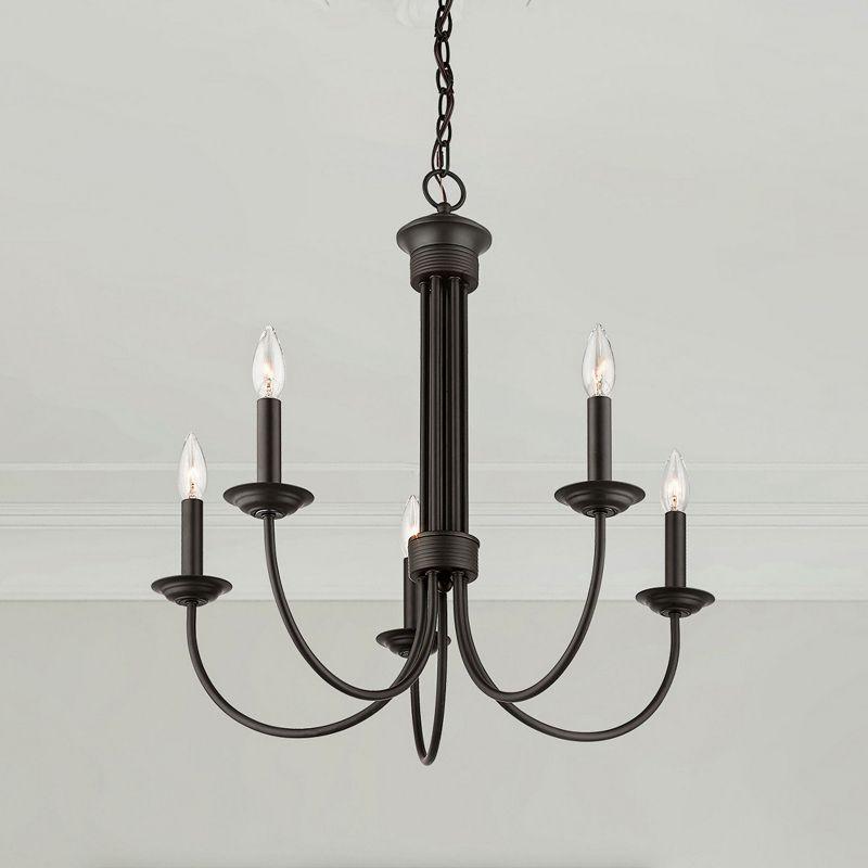 Livex Lighting Estate 5 - Light Chandelier in  Bronze