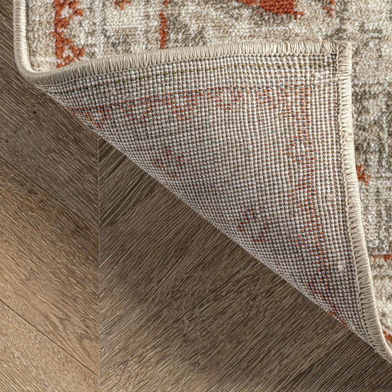 Nuloom Charlotte Faded Medallion Kitchen Runner Indoor Area Rug - Hallway, Entryway, 2' 6" x 8', Beige